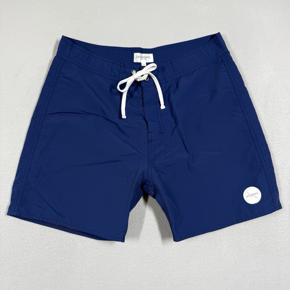 Saturdays Surf NYC Shorts Mens 30‎ Board Shorts Swim Trunks Nylon Beach Coastal